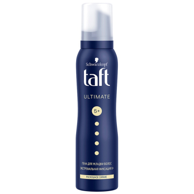 Пена для волос TAFT ULTIMATE экстремальная фиксация 150мл