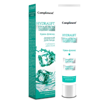 Крем для лица Compliment HYDRALIFT HYALURON Дневной флюид глубокого действия  50 мл, 21шт.