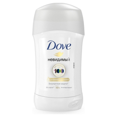 Дезодорант твердый Dove Невидимый 40мл