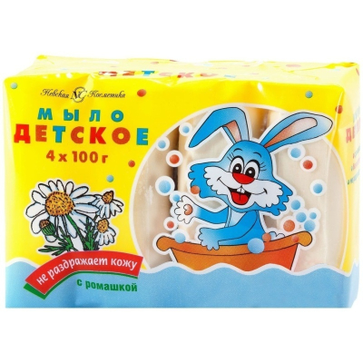 Мыло детское Невская Косметика Ромашка  4*100гр 