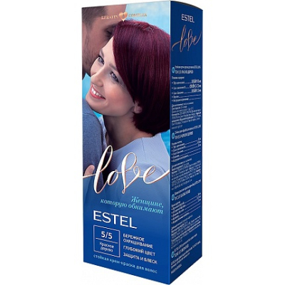 Краска ESTEL Крем Love красное дерево 5.5