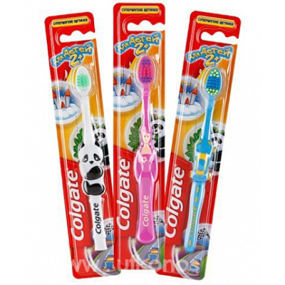 Зубная щетка Colgate Детская 2+ супермягкая 