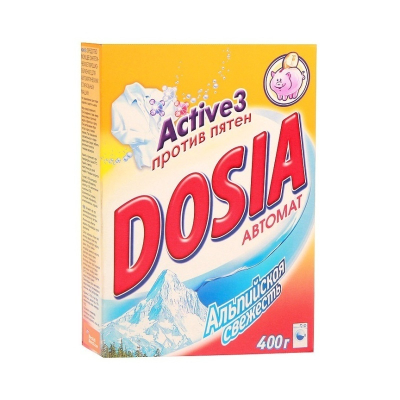 Стиральный порошок DOSIA Автомат Альпийская свежесть 400гр 