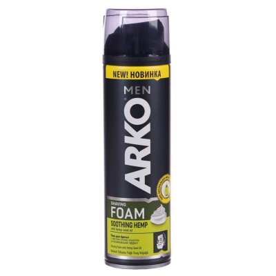 Пена для бритья ARKO Hemp 200мл 