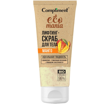 Скраб для тела Compliment Ecomania лифтинг Манго 200мл 