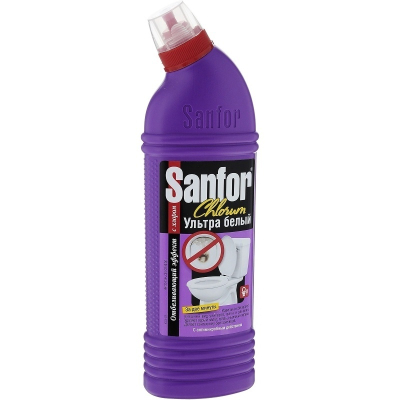 Чистящее средство Sanfor Chlorum гель для сантехники 750мл 