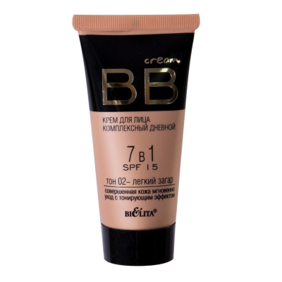 Крем для лица BIELITA ВВ комплексный 7в1 дневной SPF15 тон 02 туба 30мл 