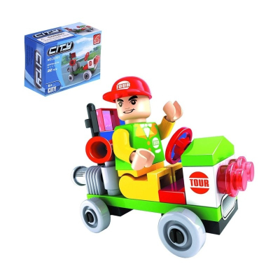Игрушка Конструктор Машинка 32 детали 460622