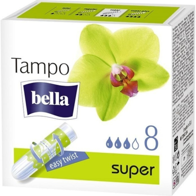Тампоны bella super Премиум без аппликатора 8шт