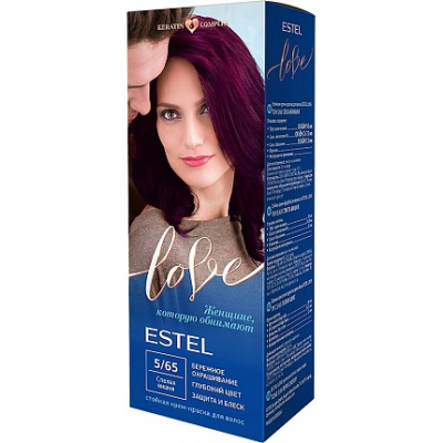 Краска ESTEL Крем Love  спелая вишня 5.65