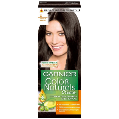 Краска GARNIER ColoR Naturals 3 темный каштан