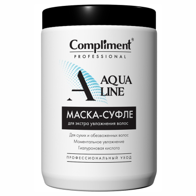 Маска-суфле для волос Compliment PROFESSIONAL AQUA LINE для экстра увлажнения 300мл 