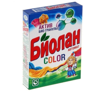 Стиральный порошок Биолан Автомат Колор 350гр 