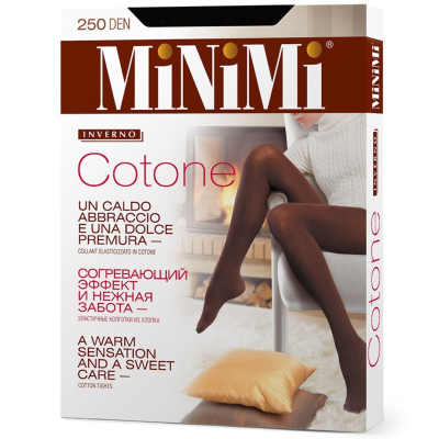 Колготки MiNiMi COTONE 250 Moka 2