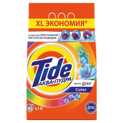 Стиральный порошок Tide Автомат Lenor Scent Для цветного белья  4,5кг 