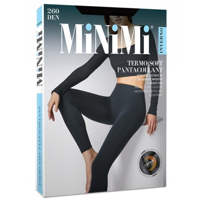 Легинсы Minimi PANTACOLLANT TERMO SOFT 260  Grigio Scuro 4(L/XL)