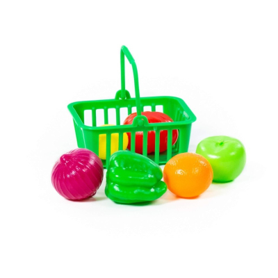 Игрушка Набор продуктов №13 с корзинкой 7 эл(в пакете) 3330018 (66749)