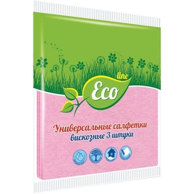 Салфетка Русалочка универсальные Eco Line 3шт  