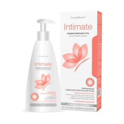 Гель для интимной гигиены Compliment INTIMATE с пребиотиками 250 мл