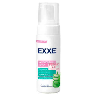 Пенка-мусс мицеллярная для умывания EXXE 150мл