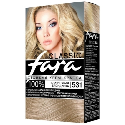 Краска fara  платиновый блондин 531