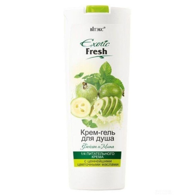 Гель для душа BIELITA Exotic Fresh Фейхоа и мята 500мл