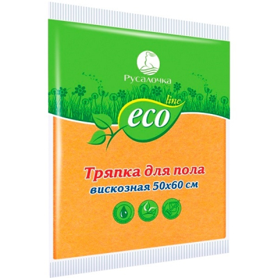 Тряпка для пола Русалочка Eco Line вискозная 50*60  