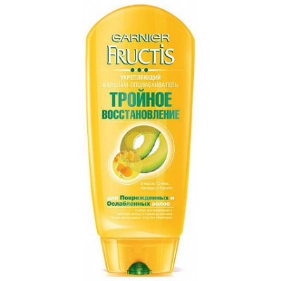 Бальзам для волос Fructis Тройное восстановление 200мл 
