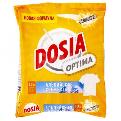 Стиральный порошок DOSIA OPTIMA Автомат Альпийская свежесть 1,2кг