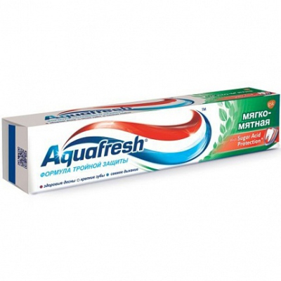 Зубная паста Aquafresh 3+ Мягко-мятная 50мл 