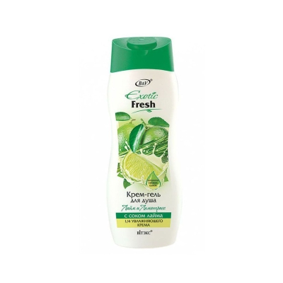 Гель для душа BIELITA Exotic Fresh Лайм и лемонграсс  500мл