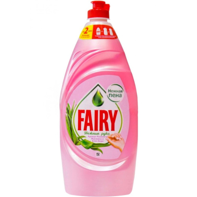 Средство для мытья посуды FAIRY Нежные руки Розовый жасмин и Алоэ вера 900мл 