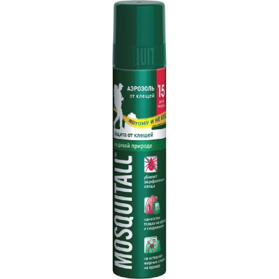Аэрозоль от клещей Mosquitall 150 мл 