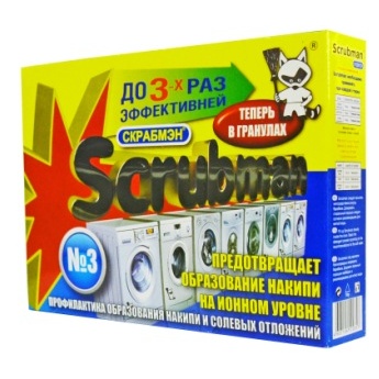 Антинакипин для стиральных машин Scrubman №3 750гр 