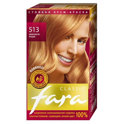Краска fara золотисто-русый 513