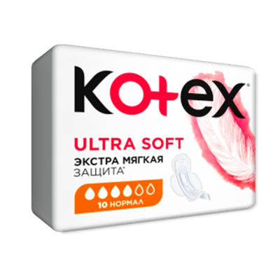 Прокладки Kotex Ультра Софт Нормал 10шт