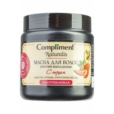 Маска для волос Compliment Naturalis с перцем Против выпадения 500мл