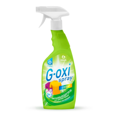 Пятновыводитель для цветных вещей Grass G-Oxi spray с триггером 600мл