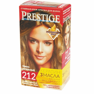 Краска PRESTIGE 212 темно-пепельный 