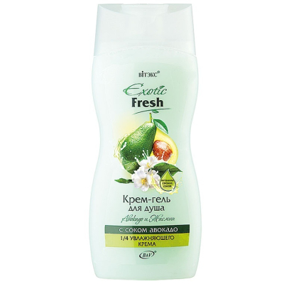 Гель для душа BIELITA Exotic Fresh Авокадо и жасмин 515мл 