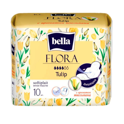 Прокладки bella FLORA Tulip 10шт