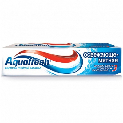 Зубная паста Aquafresh 3+ Освежающе-мятная 50мл 