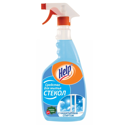 Чистящее средство для стекол Help триггер Нашатырный спирт 750мл