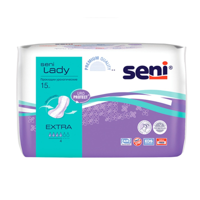 Прокладки seni lady урологические экстра 15шт