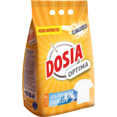 Стиральный порошок DOSIA OPTIMA Автомат Альпийская свежесть 6кг