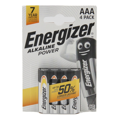 Батарейки Energizer Alkaline Base Power Seal LR03 4шт (блистер)