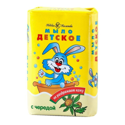 Мыло детское Невская Косметика Чистотел 90гр 