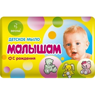 Мыло детское Весна Малышам классическое 90гр 