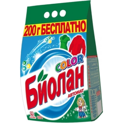 Стиральный порошок Биолан Автомат Колор 1,2кг 