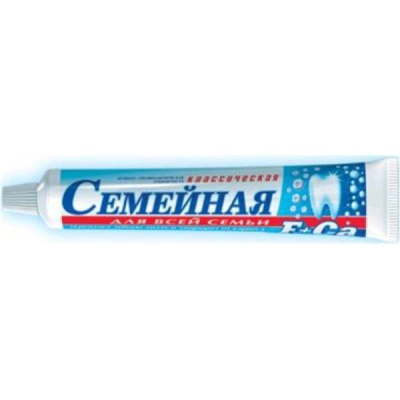 Зубная паста Весна СЕМЕЙНАЯ фтор+кальций без футляра 90гр